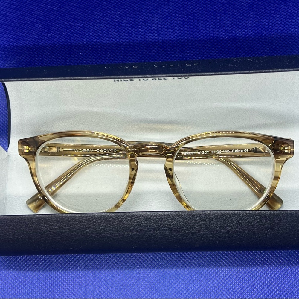 Warby Parker Percey RX Eye Glasses with Case
